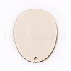 Undyed Wood Big Pendants WOOD-G003-04-3