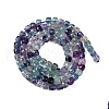 Natural Colorful Fluorite Beads Strands G-P553-E01-03-3