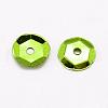 Plastic Paillette Beads PVC-A001-6mm-02-2