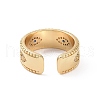Brass Micro Pave Cubic Zirconia Open Rings RJEW-J017-VC278-3