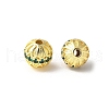 Brass Micro Pave Cubic Zirconia Beads KK-U067-06G-03-1
