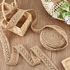10M Burlap Braided Ribbons OCOR-WH0093-32-4