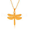 Stainless Steel Dragonfly Pendant Necklaces Women Fashion Minimalist Design Jewelry GG3661-2-2