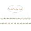 Handmade Oval Plastic Beaded Chains CHS-I019-10G-01-2