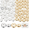 Beebeecraft 80Pcs 2 Colors 304 Stainless Steel Spacer Beads STAS-BBC0004-30-1