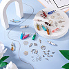  DIY Natural & Synthetic Mixed Gemstone Bullet Pendant Necklace Making Kit DIY-TA0004-91-4