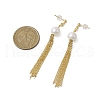 Mother's Day Jewellery Natural Pearl Ear Studs EJEW-P286-43G-3