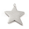 Non-Tarnish 304 Stainless Steel Pendants STAS-P312-14P-2