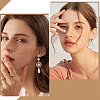 SOFPLATE 160Pcs 4 Size Alloy Crystal Rhinestone Stud Earring Finding ALRI-SP0001-01KCG-5