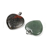 Natural & Synthetic Mixed Gemstone Pendants G-G202-04-2