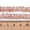 Luminous Handmade Gold Foil Glass Beads Strands FOIL-N029-02A-09-5