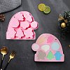 DIY Christmas Theme Food Grade Silicone Molds DIY-CJC0009-04-3
