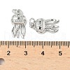 Brass Micro Pave Cubic Zirconia Pendants KK-I355-01P-01-3