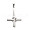 304 Stainless Steel Pendants STAS-R171-06P-1