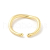 Brass Open Cuff Ring Components KK-G518-06G-02-2