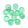 Natural Green Onyx Agate Cabochons X-G-P393-R04-6mm-1