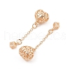 Rack Plating Brass Micro Pave Cubic Zirconia Pendants KK-F879-26G-2