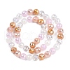 Transparent Glass Beads Strands GLAA-T023-31B-2