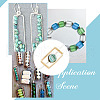 ARRICRAFT 40Pcs 4 Colors Brass Bead Frame KK-AR0003-38-5