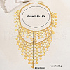 Middle Eastern Vintage Brass Coin Tassel Face Veil Holiday Party Accessory RO3391-4