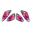 Transparent Resin Wing Pendants Set RESI-TAC0021-01B-2