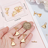 Beebeecraft 10 Sets Brass Toggle Clasps KK-BBC0015-82-3
