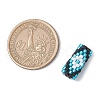 Handmade Glass Seed Beaded European Beads PALLOY-MZ00694-03-2