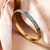 304 Stainless Steel Enamel Bangles FS-WG30162-01-1