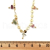 Brass Rolo & Flat Sequin Chains Necklaces for Women NJEW-D302-55-7