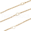Ion Plating(IP) 304 Stainless Steel Heart Link Cable Chains STAS-P254-16G-1