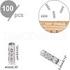 Unicraftale 100Pcs 304 Stainless Steel Tube Beads STAS-UN0026-30-5