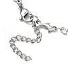 304 Stainless Steel Dolphin Link Chain Bracelet BJEW-JB09893-3