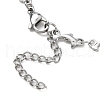 Non-Tarnish 304 Stainless Steel Dolphin Link Chain Bracelet BJEW-JB09893-3