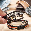 4-Ply Round Imitation Leather Braided Cord LC-WH0003-10D-6
