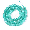 Dyed Natural White Jade Beads Strands X-G-T139-59A-10-2