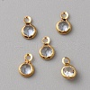 Clear Cubic Zirconia Charms KK-WH0045-69-1