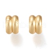 Matte Brass European Style Beads OPDL-H100-09MG-2