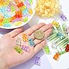 180Pcs 9 Colors Transparent Acrylic Beads TACR-CJ0001-28-4