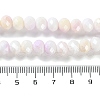 Electroplate Handmade Lampwork Beads Strands LAMP-S068-02F-4