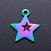 Ion Plating(IP) 201 Stainless Steel Charms STAS-Q201-JN201-1