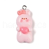 Resin Pendants RESI-U004-01B-1