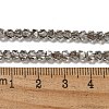 Electroplate Glass Beads Strands GLAA-Q105-02Y-2