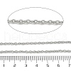 Tarnish Resistant 304 Stainless Steel Textured Cable Chains CHS-H012-02P-1-2
