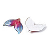 Printed Translucent Acrylic  Pendants OACR-T028-28A-2