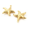 Starfish Brass Pendants KK-L237-004G-2