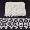 15 Yards Cotton Embroidery Flower Lace Ribbon OCOR-WH0086-91C-7