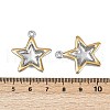 304 Stainless Steel Pendants STAS-L290-65GP-3