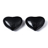 Natural Black Obsidian Heart Palm Stone G-S299-119-2