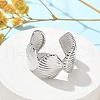 Brass Cuff Finger Rings for Women RJEW-U033-02P-2