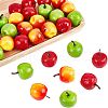 CHGCRAFT 30Pcs 3 Colors Mini Foam Imitation Apples DJEW-CA0001-26-1